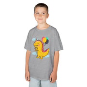 Kids Dinosaur Party Tee - Colorful Celebration Shirt for Birthday Fun