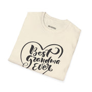 Best Grandma Ever Unisex Softstyle T-Shirt - Perfect Gift for Grandparents