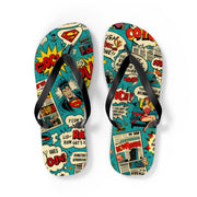 Superhero Comic Flip Flops - Fun Summer Sandals for Beach Lovers