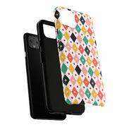 Colorful Diamond Pattern Google Pixel Phone Case - Tough Cases