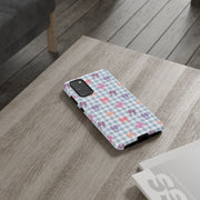 Cute Bow Pattern Tough Samsung Galaxy Phone Case - Stylish Protective Cover for Everyday Use