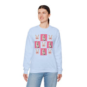 Spring Bunny Crewneck Sweatshirt | Cute Pastel Design for Easter & Everyday Comfort