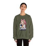 Cute Gaming Crewneck Sweatshirt - Candy Gamer Design