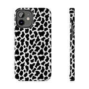 Stylish Cow Print Tough Phone Case - Durable Protection for Animal Lovers