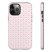 Cute Heart Pattern iPhone Case - Tough & Stylish Smartphone Cover