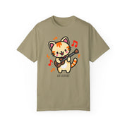 Cute Cat Guitar Unisex T-Shirt | Fun & Playful Design for Music Lovers