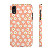 Floral Tough Phone Case with Daisy Design