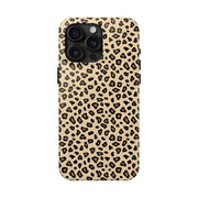 Leopard Print Tough Phone Case - Stylish Protection for Your Device