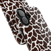Giraffe Print Tough Phone Case - Stylish & Durable Protection for Animal Lovers