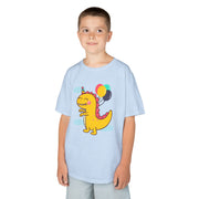 Kids Dinosaur Party Tee - Colorful Celebration Shirt for Birthday Fun