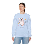 Cute Cat Graphic Unisex Crewneck Sweatshirt - DEVOTREE
