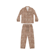 Women's Satin Pajamas (AOP)