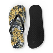 Tropical Floral Flip Flops | Summer Beach Sandals for Vacation