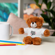 Cute Stuffed Animal with 'Love You' Tee - Perfect Gift for Kids and Beloved Ones