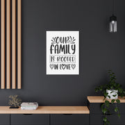 Family Love Matte Canvas Print