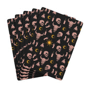 Gothic Playing Cards Set - Unique Skull and Sun Design