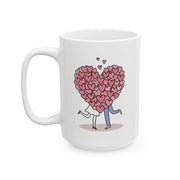 Whimsical Tree Hugger Ceramic Mug - 11oz & 15oz