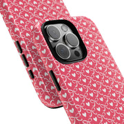 Tough Cases - Cute Pink Hearts iPhone Case for Valentine’s Day