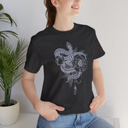 Botanical Snake Unisex Tee - Trendy Graphic T-Shirt for Nature Lovers