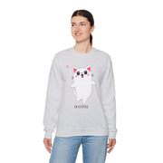 Cute Cat Character Unisex Heavy Blend™ Crewneck Sweatshirt