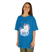 Kids Unicorn Dream Tee - Cute Heavy Cotton Shirt for Girls