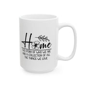 Cozy Home Ceramic Mug - Perfect Gift for Housewarmings & Everyday Use