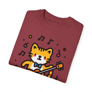 Devotree Cat Musician Unisex T-Shirt - Fun & Playful Gift for Cat Lovers