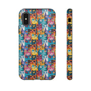 Playful Cat iPhone Case - Tough & Colorful Design