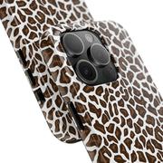 Stylish Leopard Print Tough Phone Case - Durable Protection for Your Device