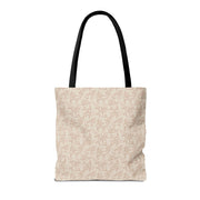 Elegant Floral Pattern Tote Bag - Eco-Friendly Shopping Bag for All Occasions