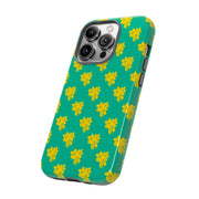 Vibrant Floral Tough Case for iPhone - Stylish Protective Cover