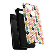 Colorful Diamond Pattern Google Pixel Phone Case - Tough Cases