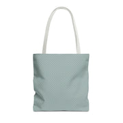 Chic Polka Dot Tote Bag - Aqua Blue Reusable Shopping Bag