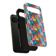 Colorful Cat Google Pixel Phone Case - Tough Cases for Pet Lovers