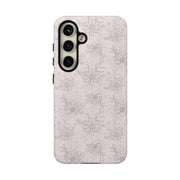Floral Tough Samsung Galaxy Phone Case - Durable Design for Nature Lovers