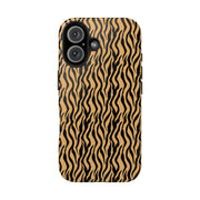 Wild Tiger Print Tough Phone Case - Stylish and Durable