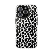 Stylish Cow Print Tough Phone Case - Durable Protection for Animal Lovers