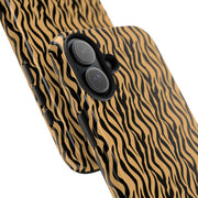 Wild Tiger Print Tough Phone Case - Stylish and Durable