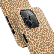 Giraffe Print Tough Phone Case for Animal Lovers