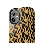 Wild Tiger Print Tough Phone Case - Stylish and Durable