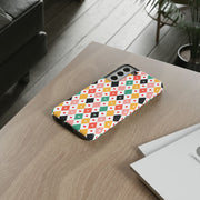 Colorful Hearts Samsung Galaxy Phone Case - Stylish Tough Cases for Everyday Protection