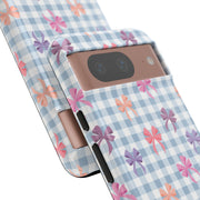 Bow-Patterned Google Pixel Phone Case - Stylish Protection for Your Device