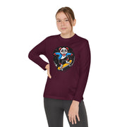 Youth Skateboarding Panda Long Sleeve Tee - Fun and Sporty Design for Active Kids