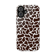 Giraffe Print Tough Phone Case - Stylish & Durable Protection for Animal Lovers