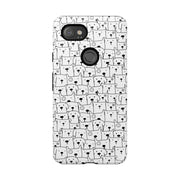 Cute Dog Pattern Google Pixel Phone Case - Tough Cases for Pet Lovers