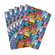 Colorful Cat-Themed Poker Playing Cards - Fun Card Game for Cat Lovers