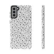 Cute Dog Pattern Samsung Galaxy Phone Case - Tough Cases for Pet Lovers