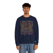 Vibrant Bohemian Unisex Crewneck Sweatshirt - Colorful Artistic Design