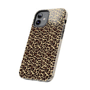 Leopard Print Tough Phone Case - Stylish & Durable Protection for Your Device
