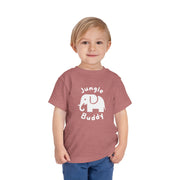 Jungle Buddy Toddler Tee - Cute Elephant Graphic T-Shirt for Kids